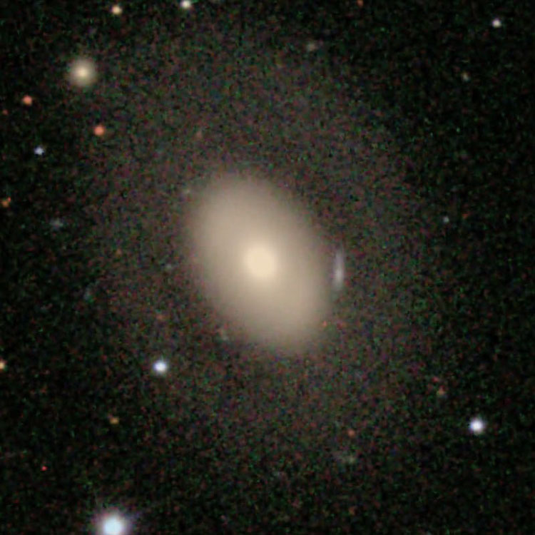 SDSS image of spiral galaxy NGC 608