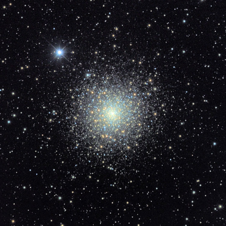 Misti Mountain Observatory image of region near globular cluster NGC 6093, also known as M80