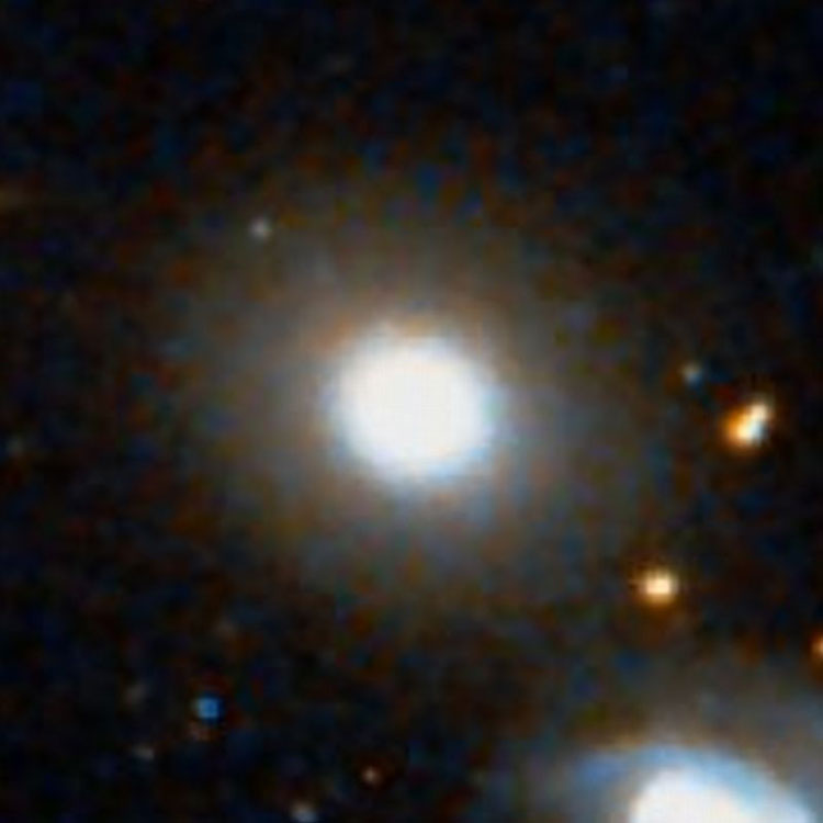 DSS image of lenticular galaxy NGC 630, also showing part of PGC 5915