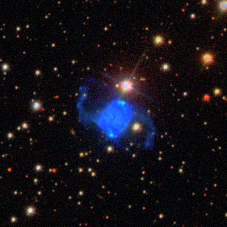 SDSS image of planetary nebula NGC 6309, the Box Nebula