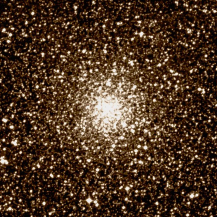 DSS image of region near globular cluster NGC 6352