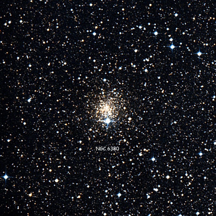 DSS image of region near globular cluster NGC 6380