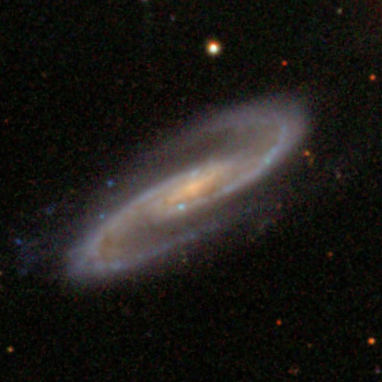 SDSS image of spiral galaxy NGC 645
