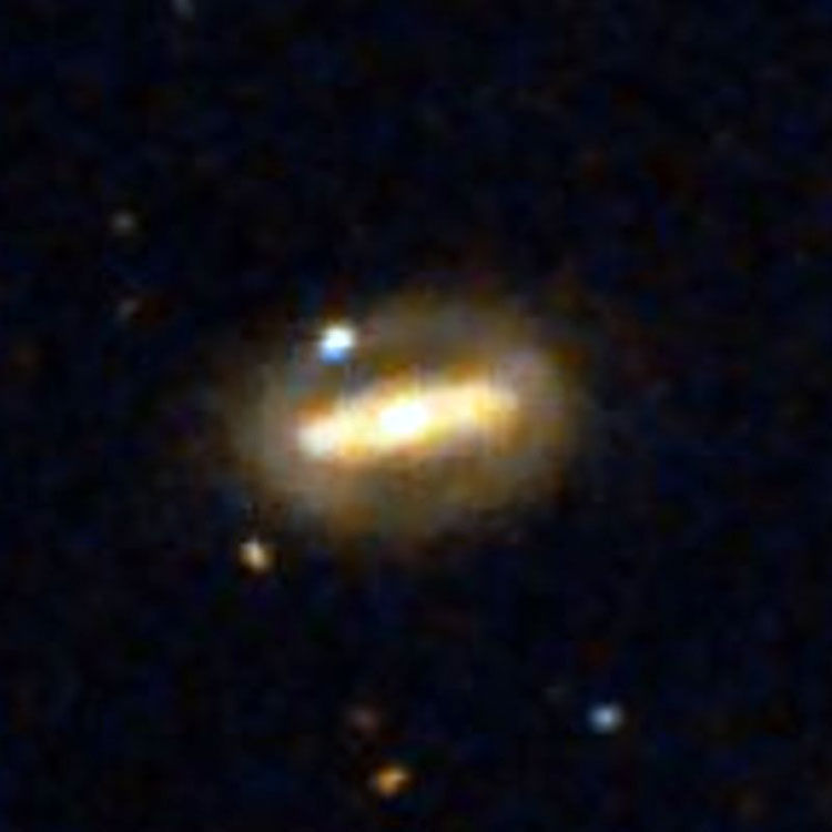 DSS image of spiral galaxy NGC 6552