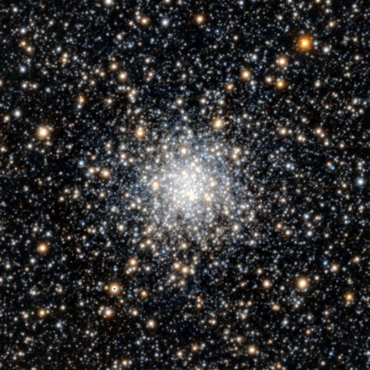 PanSTARRS image of most of globular cluster NGC 6638