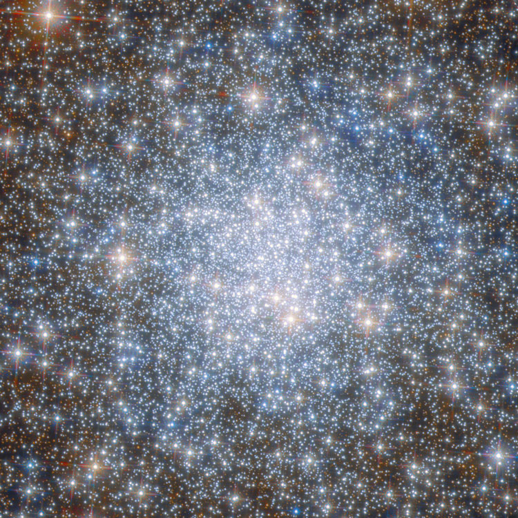 HST image of central portion of globular cluster NGC 6638