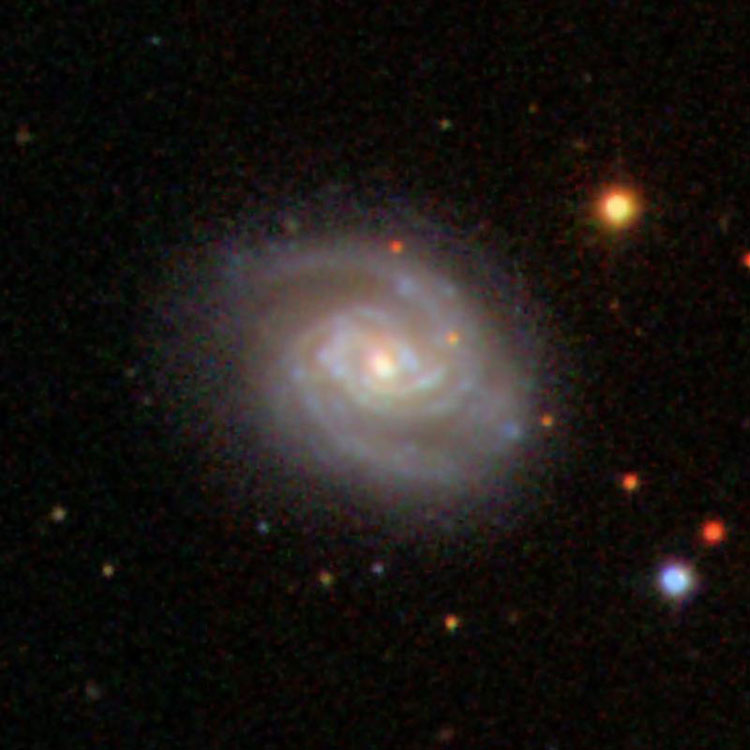 SDSS image of spiral galaxy NGC 664