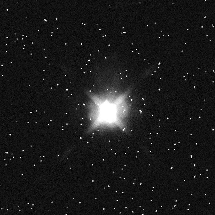 Raw HST image of planetary nebula NGC 6807