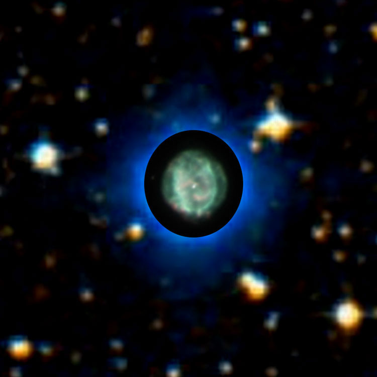 NOAO/DSS image of planetary nebula NGC 6818