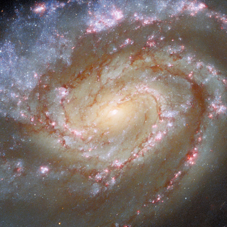 HST image of central portion of spiral galaxy NGC 6984
