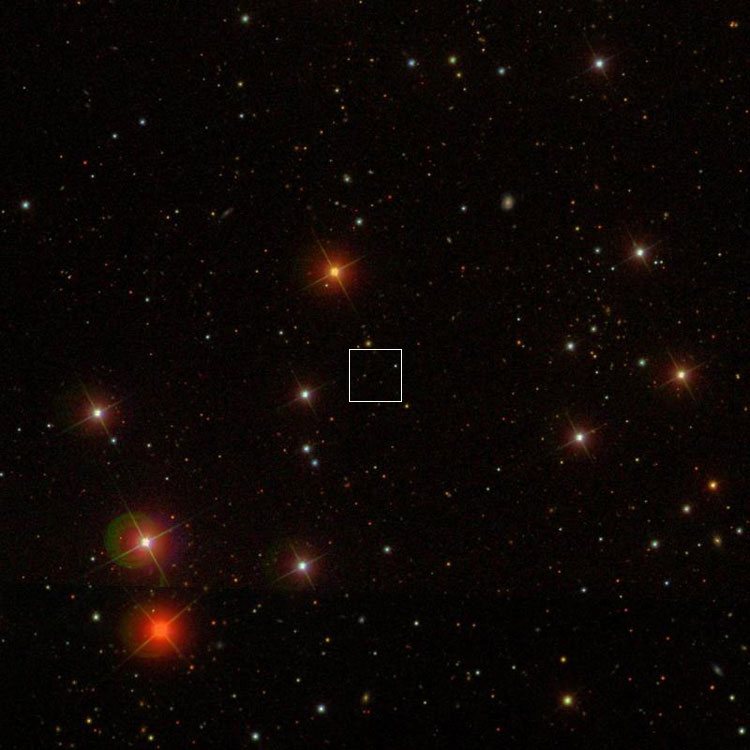 SDSS image centered on Dreyer's position for NGC 6