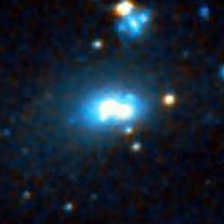 DSS image of galaxy pair NGC 7018, a member of the NGC 7016 galaxy group