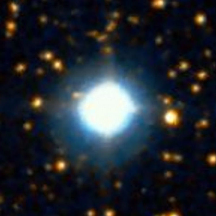 DSS closeup of planetary nebula NGC 7027