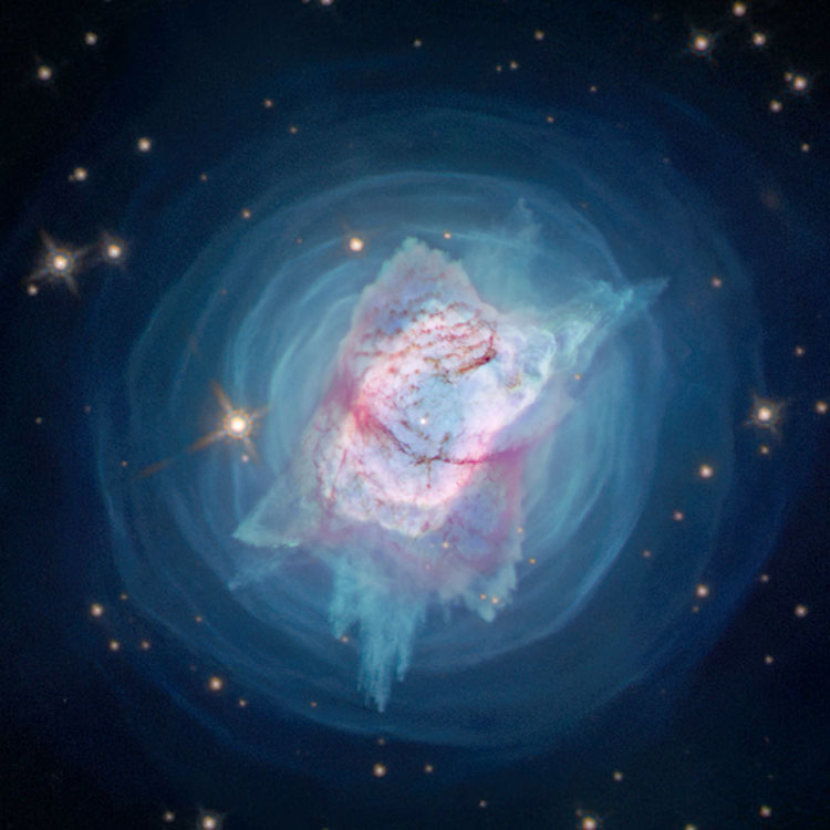 2020HST image of planetary nebula NGC 7027