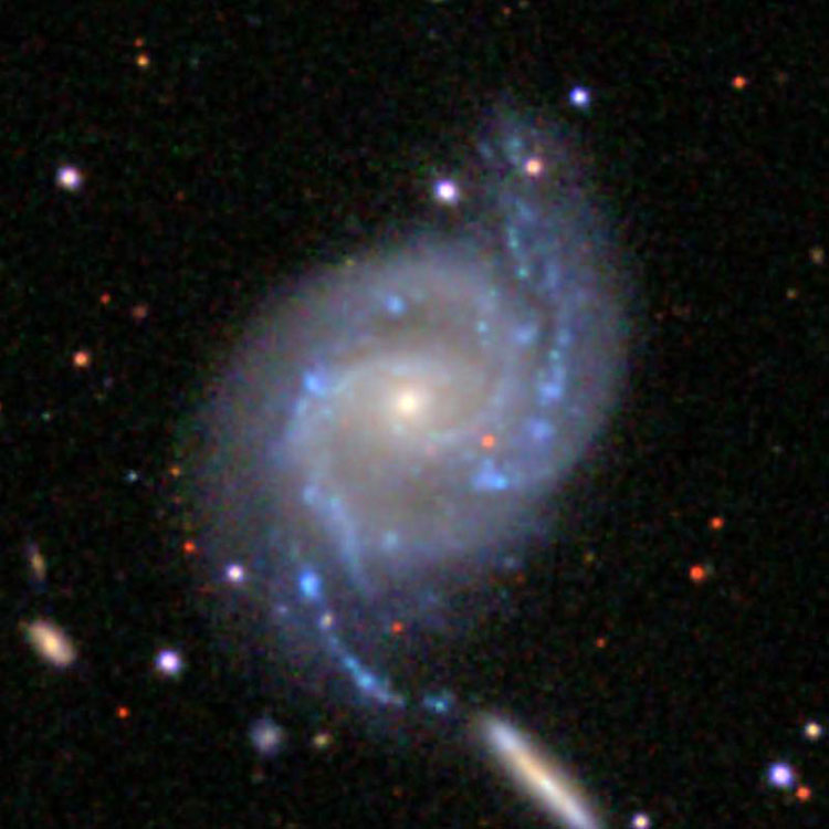 SDSS image of spiral galaxy NGC 7102