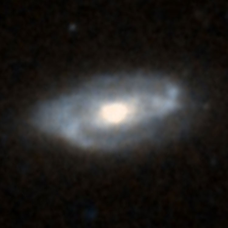 DSS image of spiral galaxy NGC 7163