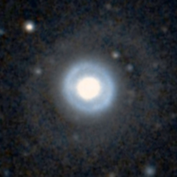 DSS image of lenticular galaxy NGC 7187