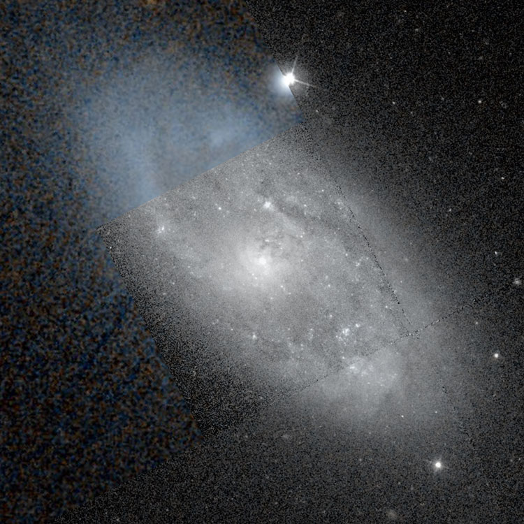 HST/PanSTARRS composite image of spiral galaxy NGC 7188