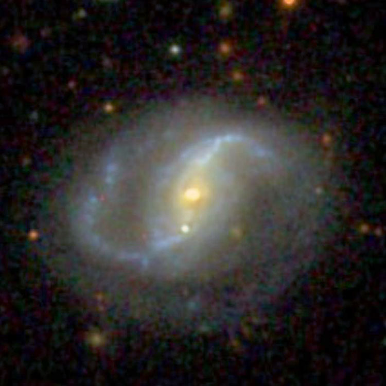 SDSS image of spiral galaxy NGC 7189