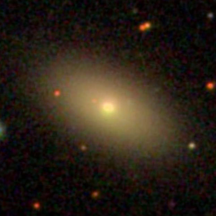 SDSS image of lenticular galaxy NGC 7190