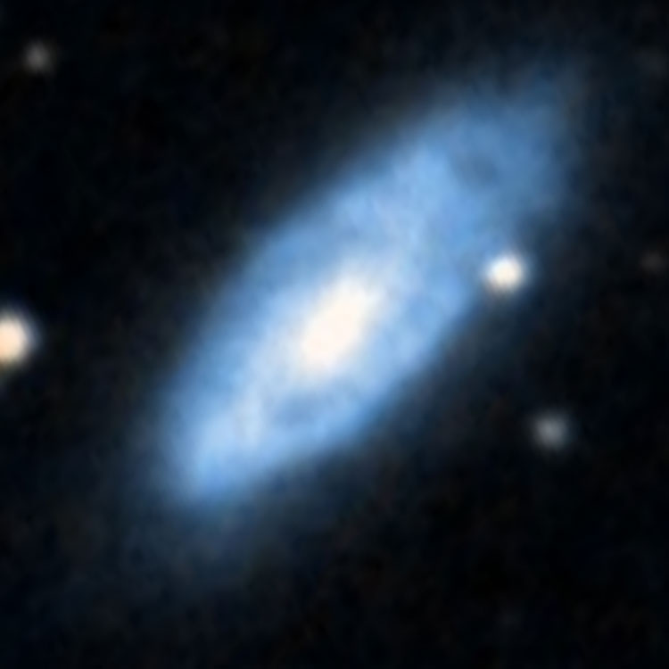 DSS image of spiral galaxy NGC 7191
