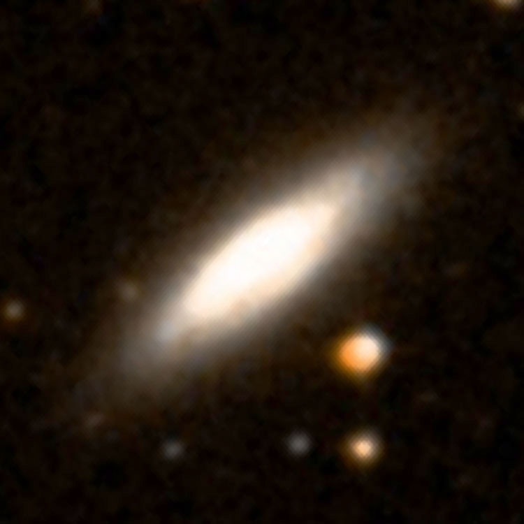 DSS image of spiral galaxy NGC 7201