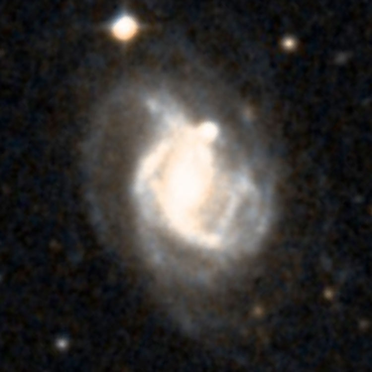 DSS image of spiral galaxy NGC 7221