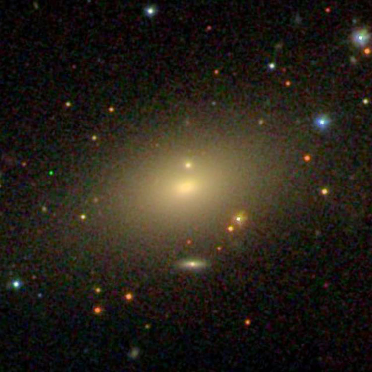 SDSS image of elliptical galaxy NGC 7224