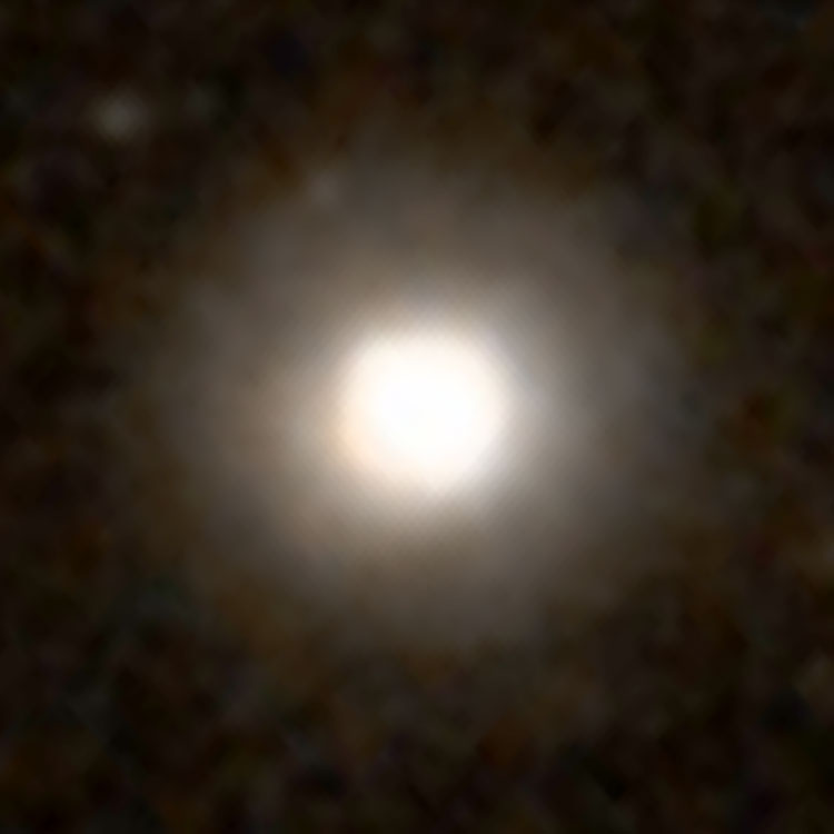 DSS image of lenticular galaxy NGC 7262
