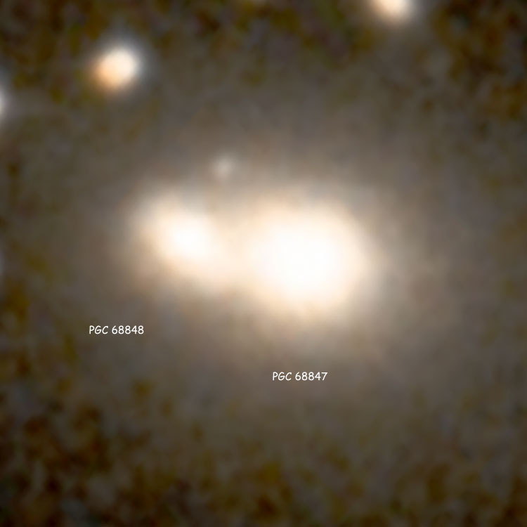DSS image of galaxy pair NGC 7268