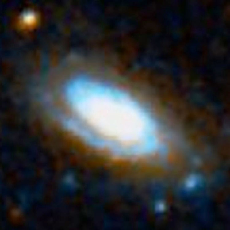 DSS image of spiral galaxy NGC 7306