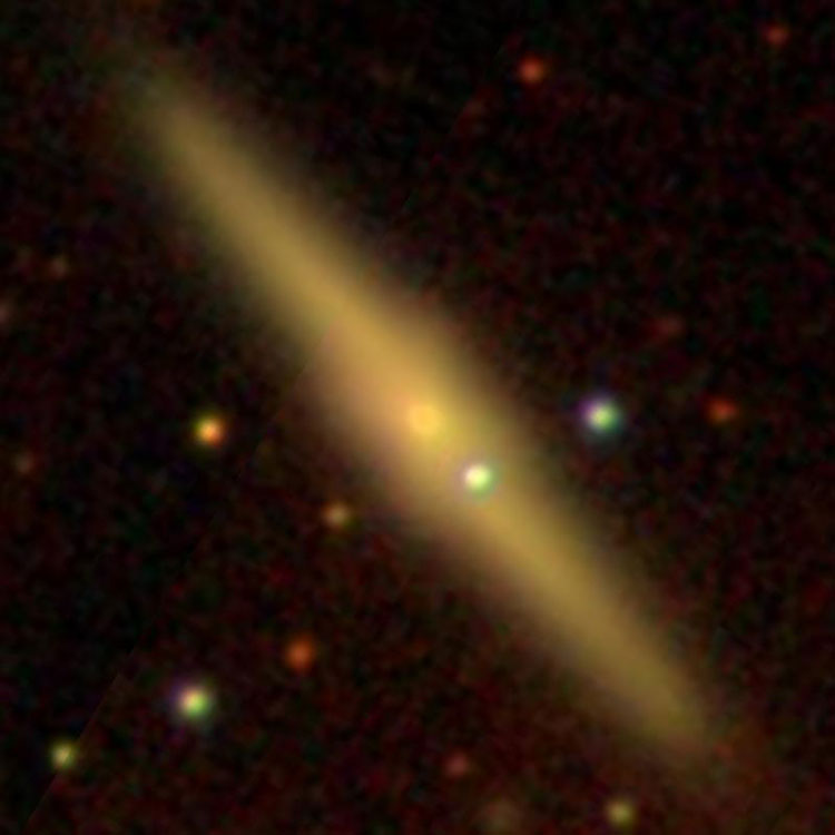 SDSS image of lenticular galaxy NGC 7345