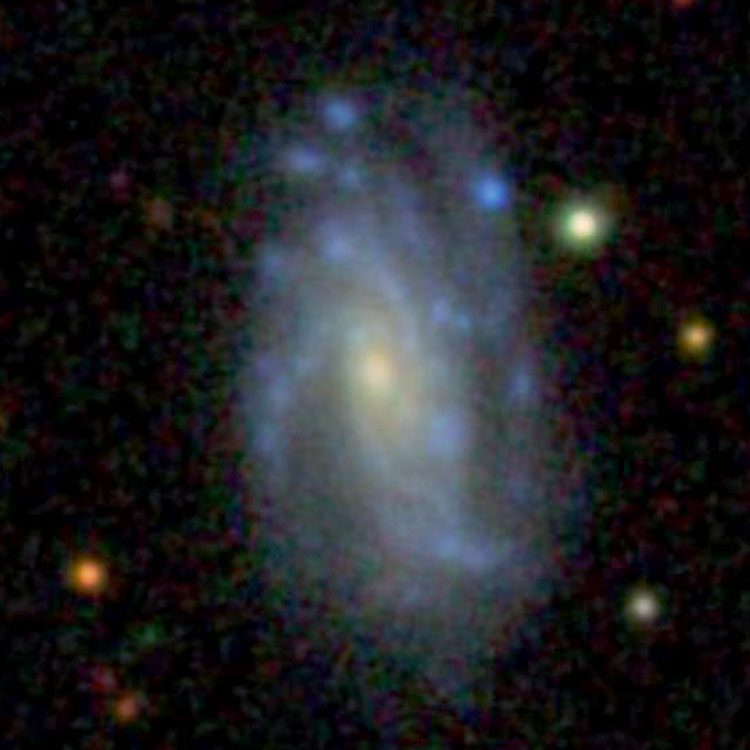SDSS image of spiral galaxy NGC 7348