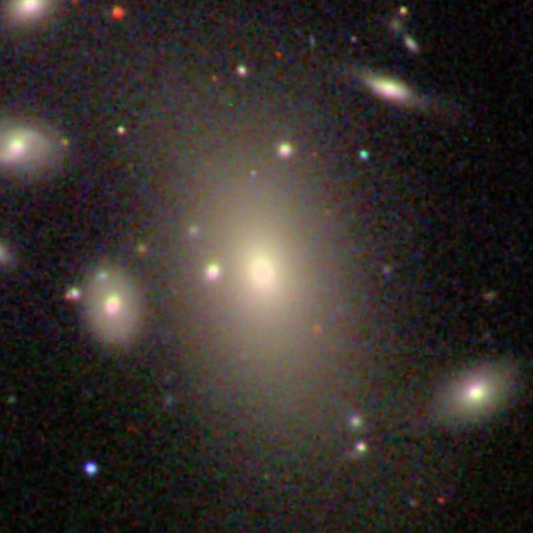 SDSS image of lenticular galaxy NGC 7499