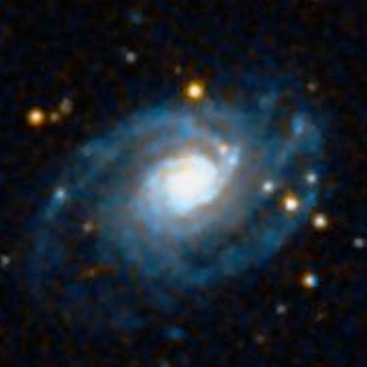 DSS image of spiral galaxy NGC 753
