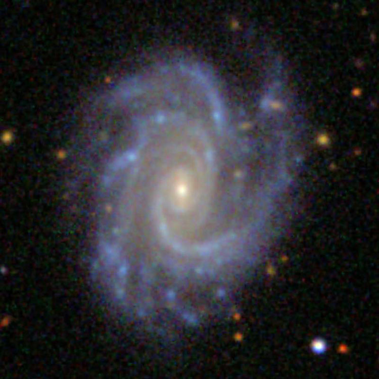 SDSS image of spiral galaxy NGC 7685