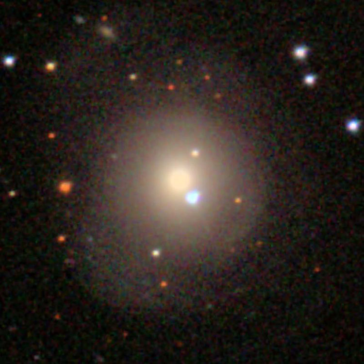 SDSS image of elliptical galaxy NGC 7760