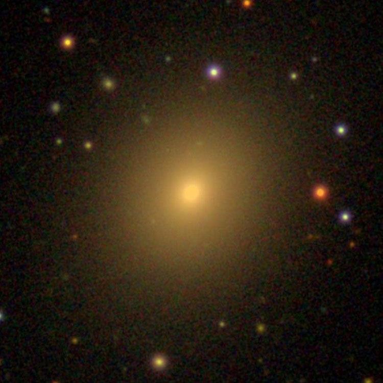 SDSS image of elliptical galaxy NGC 777