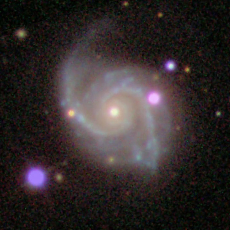 SDSS image of spiral galaxy NGC 783