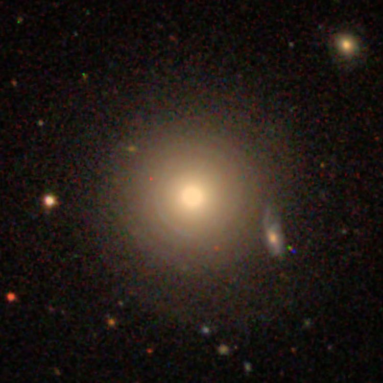 SDSS image of lenticular galaxy NGC 875