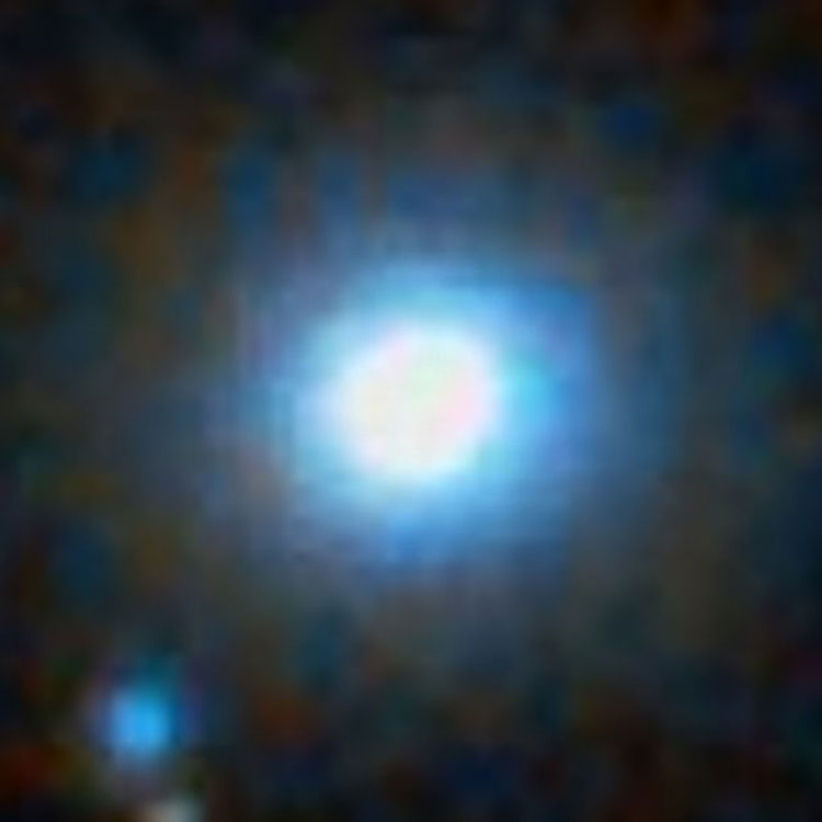 DSS image of elliptical galaxy NGC 889
