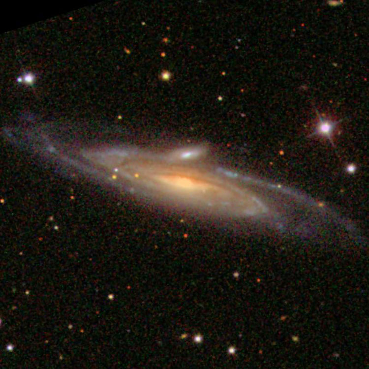 SDSS image of spiral galaxy NGC 931