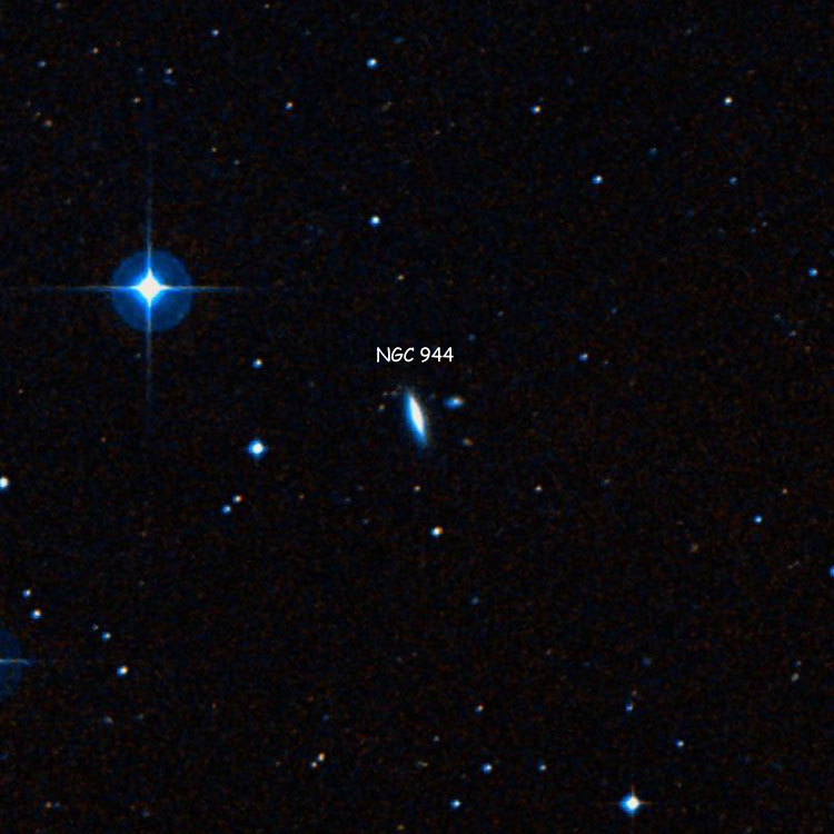 DSS image of region near lenticular galaxy NGC 944