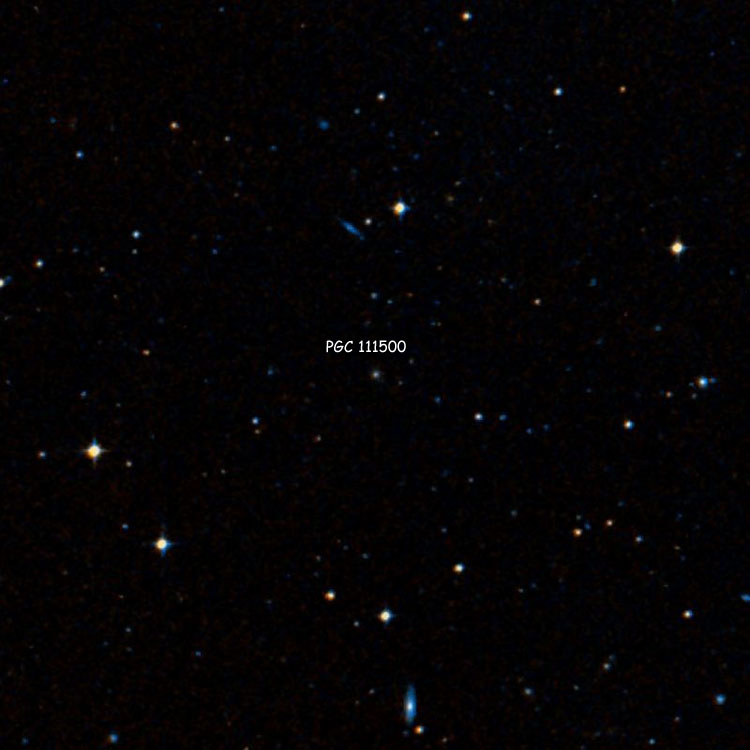 DSS image of region near spiral galaxy PGC 111500