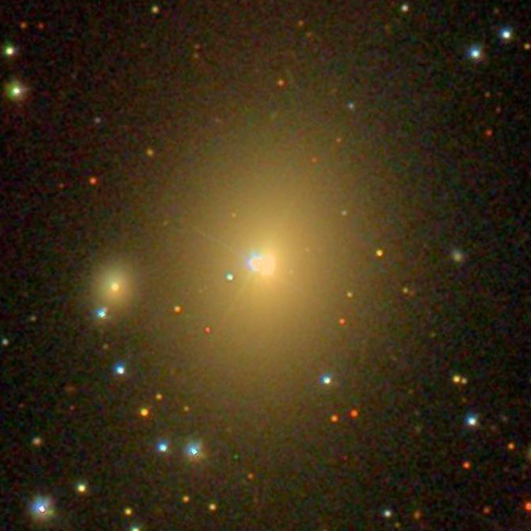 SDSS image of elliptical galaxy PGC 12287, which has long been misidentified as NGC 1265