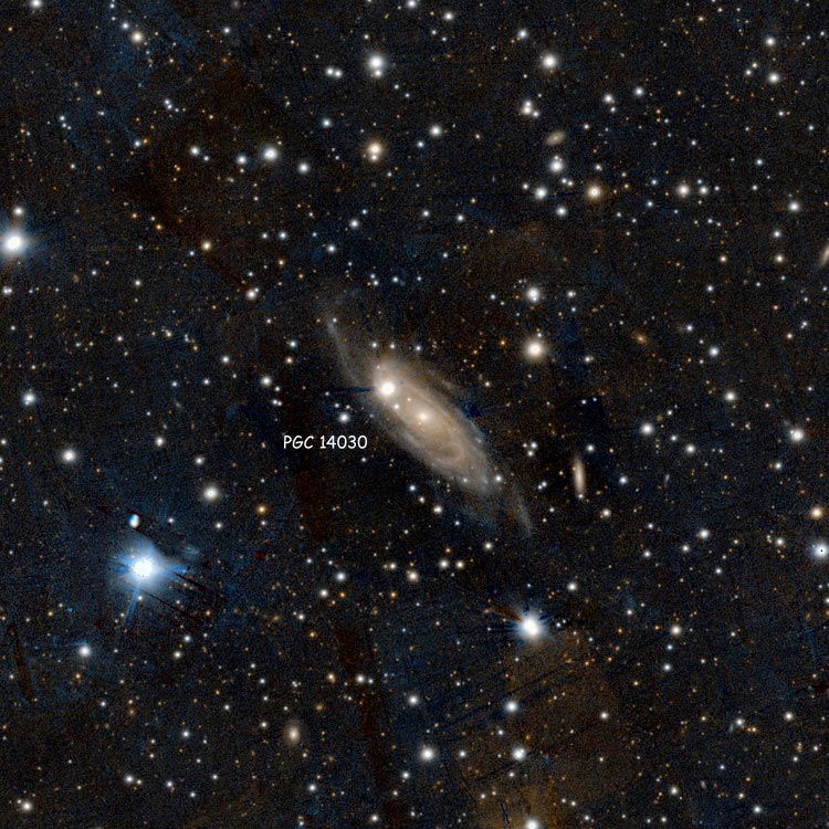 PanSTARRS image of region near spiral galaxy PGC 14030, also known as UGC 2865