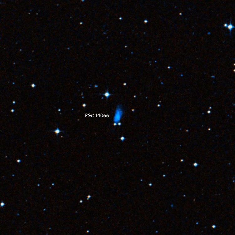 DSS image of region near irregular galaxy PGC 14066