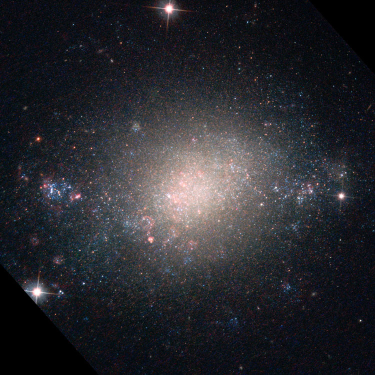 HST image of peculiar spiral galaxy PGC 16643