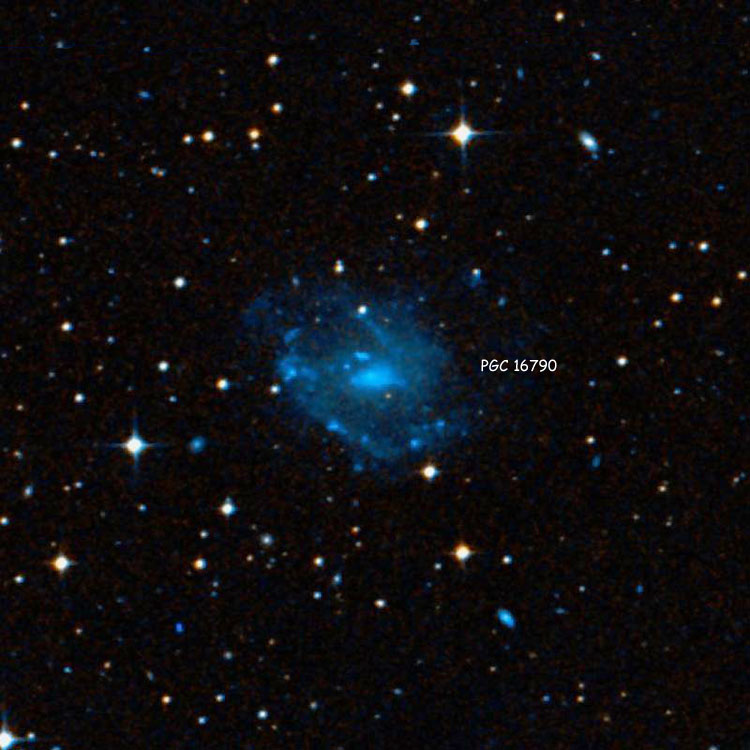 DSS image of region near spiral galaxy PGC 16790