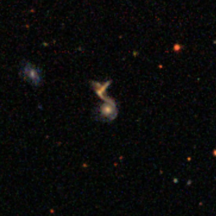 SDSS image of peculiar spiral galaxy PGC 169102